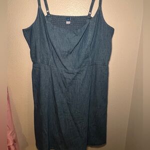 Old Navy Denim Cami Mini Dress size XL